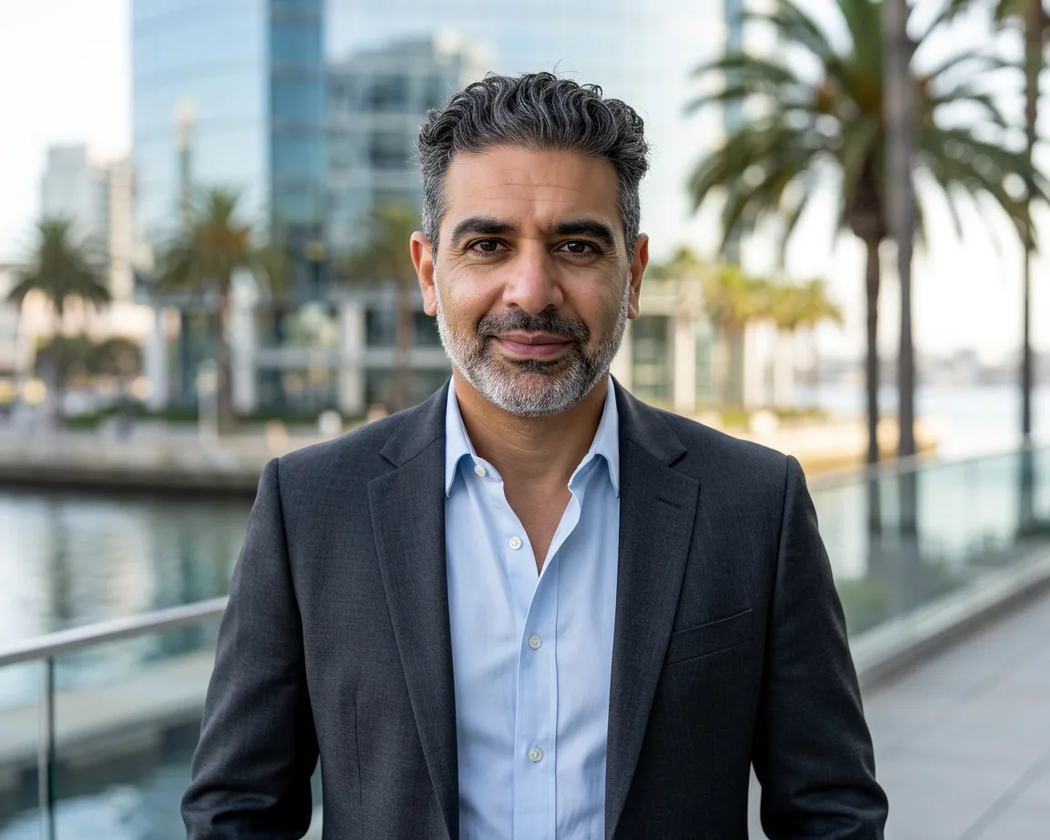 Moudy Elbayadi outdoor professional portrait